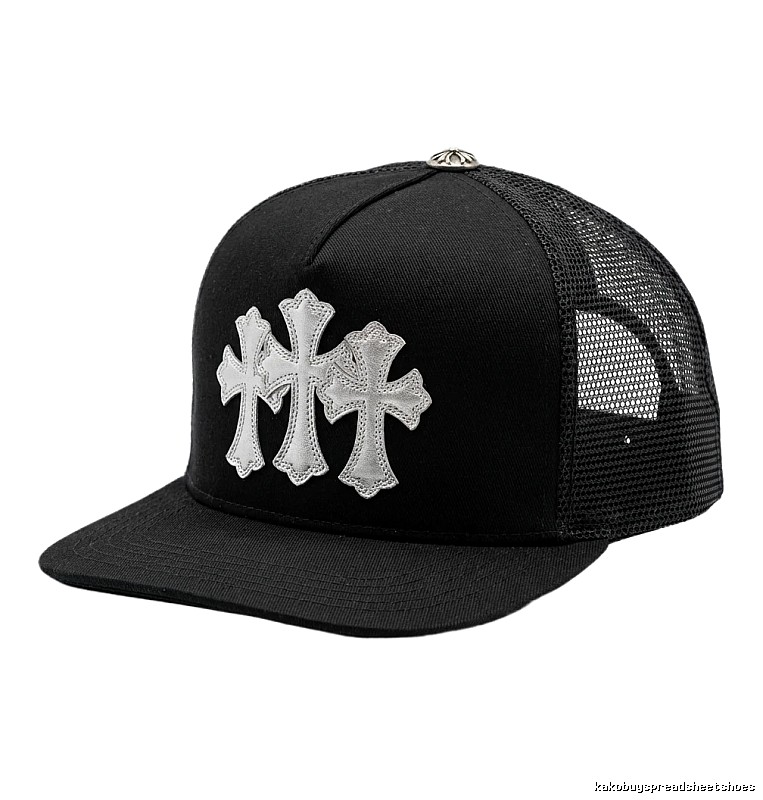 Chrome Hearts Silver Jewelry Black Tide Hat