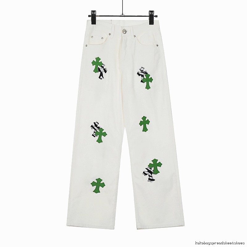 Chrome Hearts Travel Graphic jeans Light Denim Jeans with Modern Look