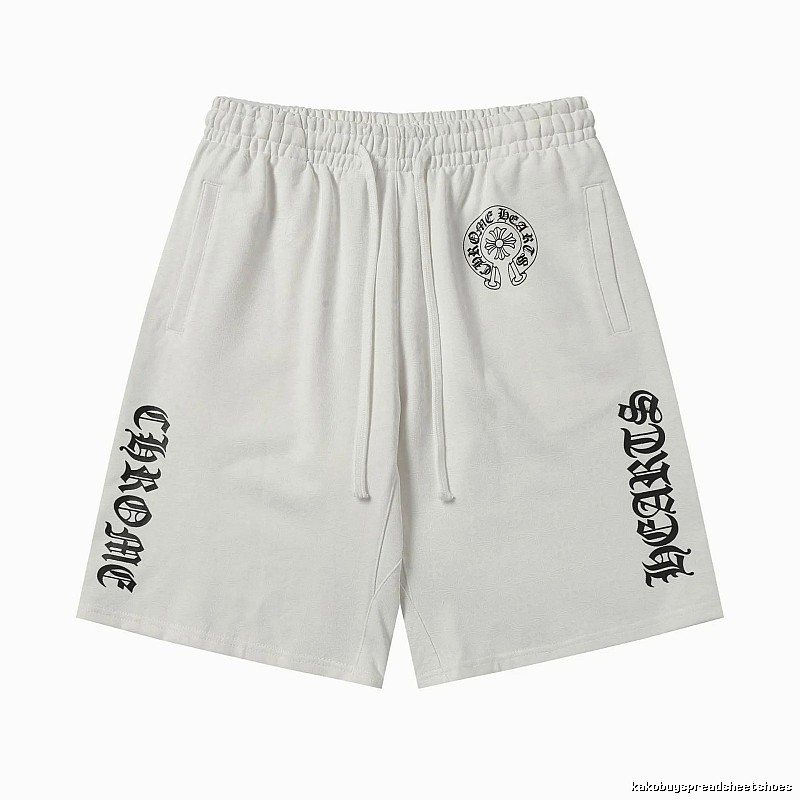 Chrome Hearts trendy and cool white shorts