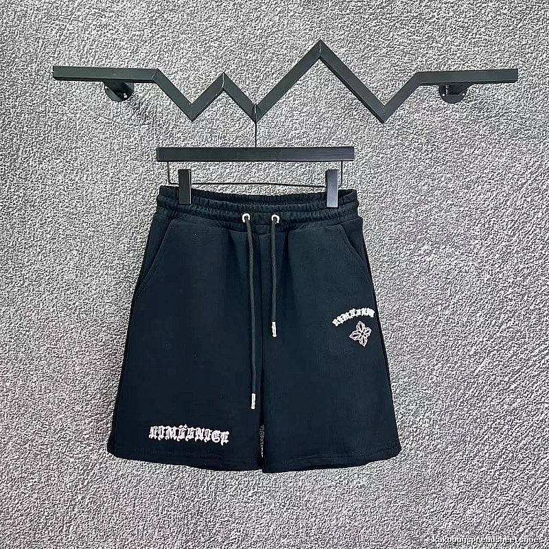 Chrome Hearts Trendy Style Black Shorts