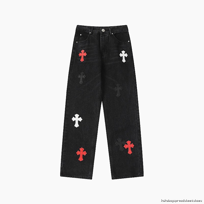 Chrome Hearts Urban Graphic jeans Light Denim Jeans with Casual Appeal