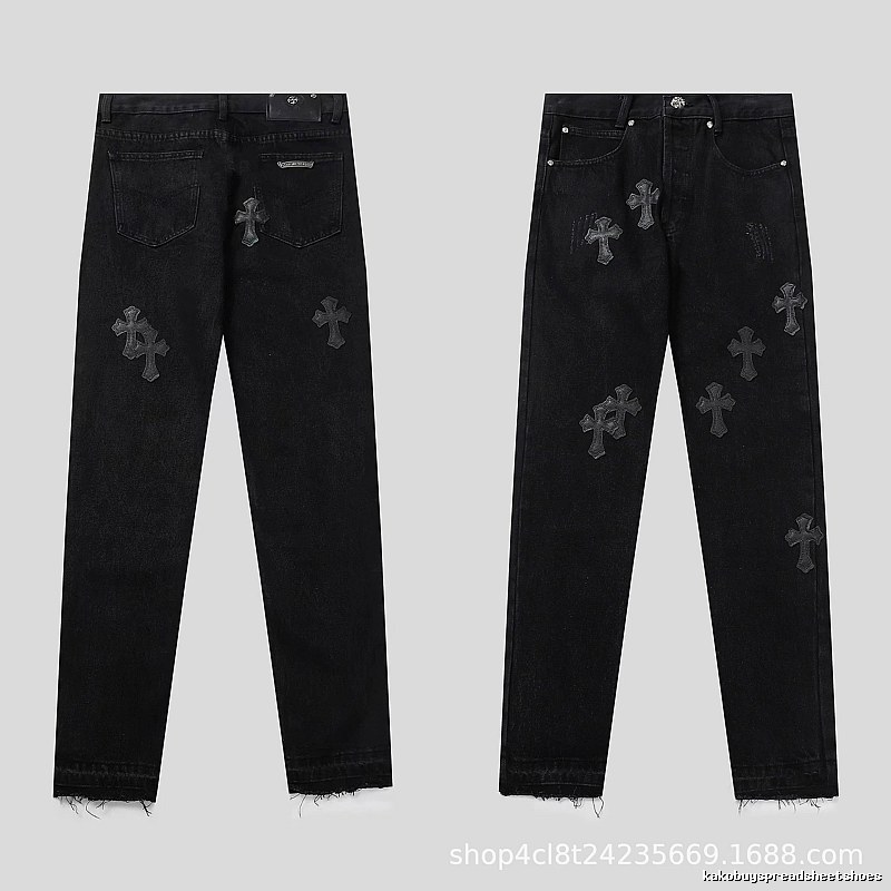 Chrome Hearts Weekend Graphic jeans Light Denim Jeans for Seasonal Looks