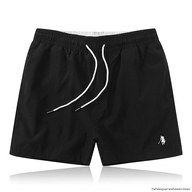 Classic and simple style black shorts of Ralph Lauren