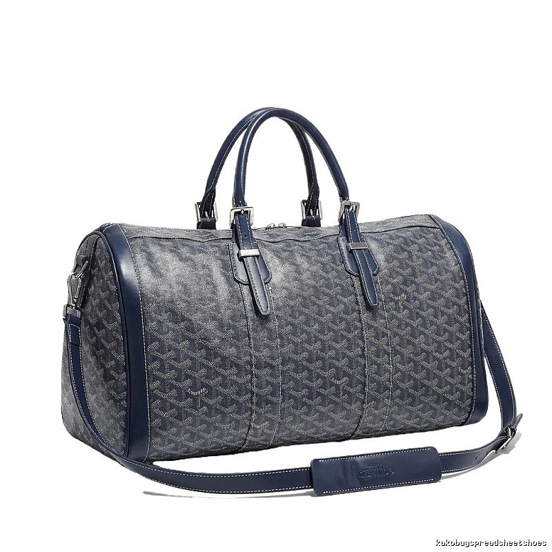 Classic gray-blue of GOYARD travel bag