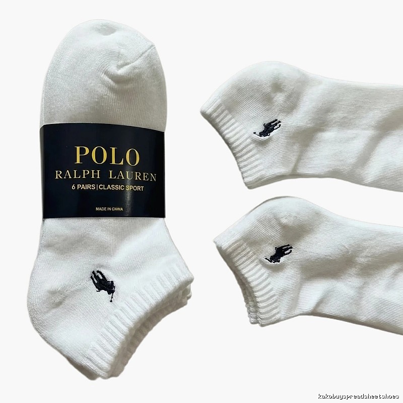 Classic Sports White Socks of Ralph Lauren