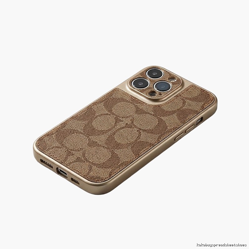 Coach Print Retro Style iPhone Case