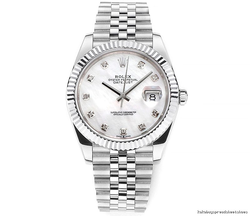 Collector Datejust Automatic Watch by Rolex - Silver And White