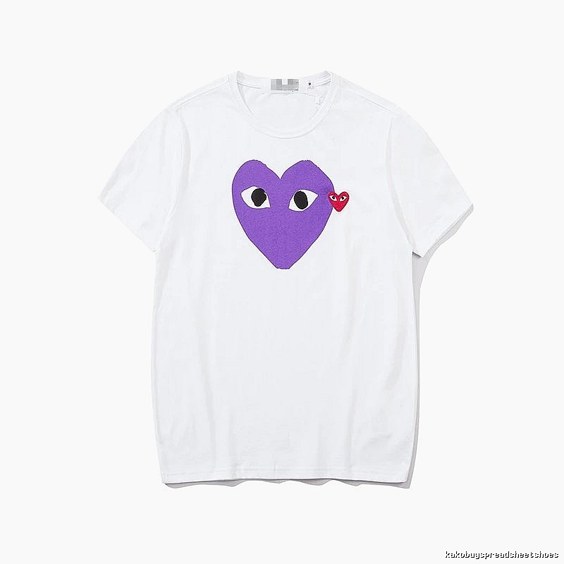 Comme des Garcons PLAY 2023-03 Style 2303 Heart Logo T-Shirt Campus Look