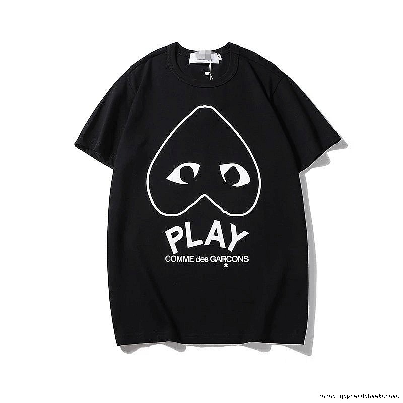 Comme des Garcons PLAY 2023-12 Black Style 2312 Heart Logo T-Shirt Travel Pack