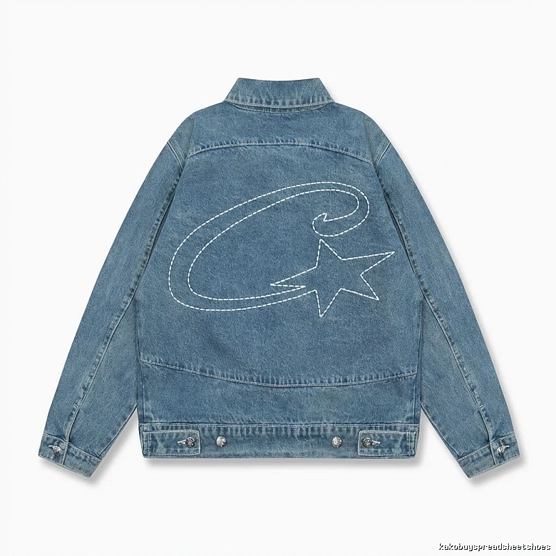 Corteiz Denim Trendy Style Coat