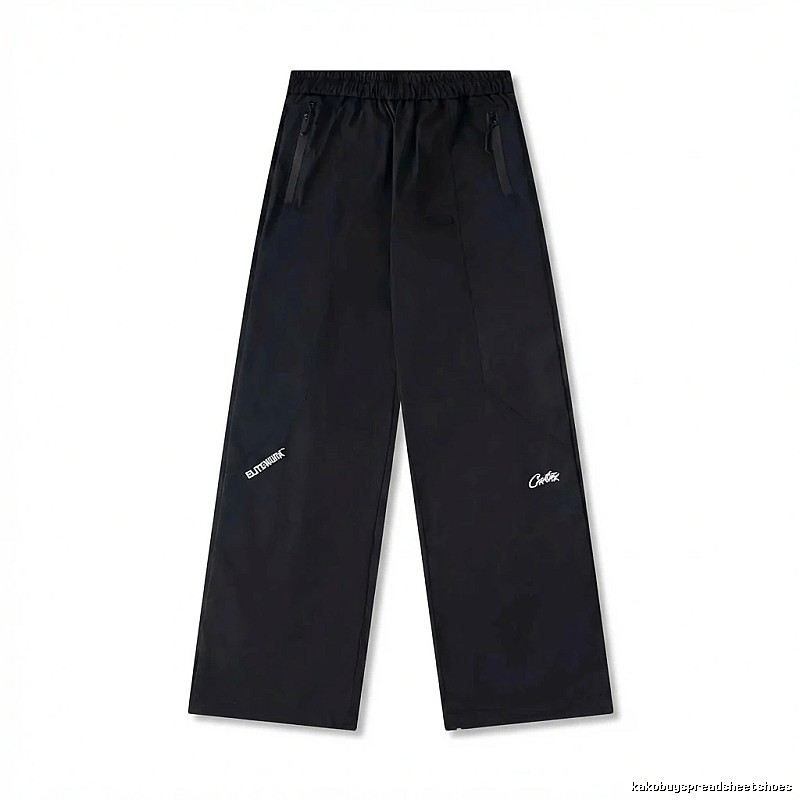 Corteiz Elite Series Trendy and Cool Style Black Long Pants