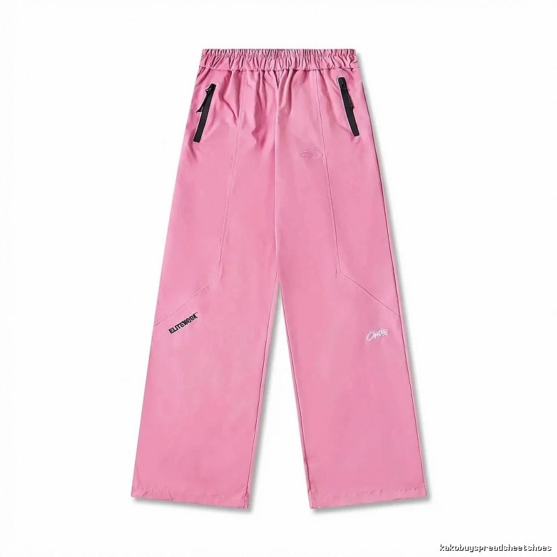 Corteiz Elitework Trendy and Cool Style Pink Pants