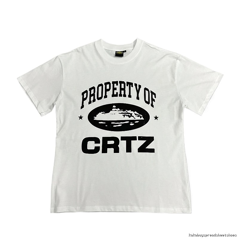 Corteiz letter - printed white T - shirt