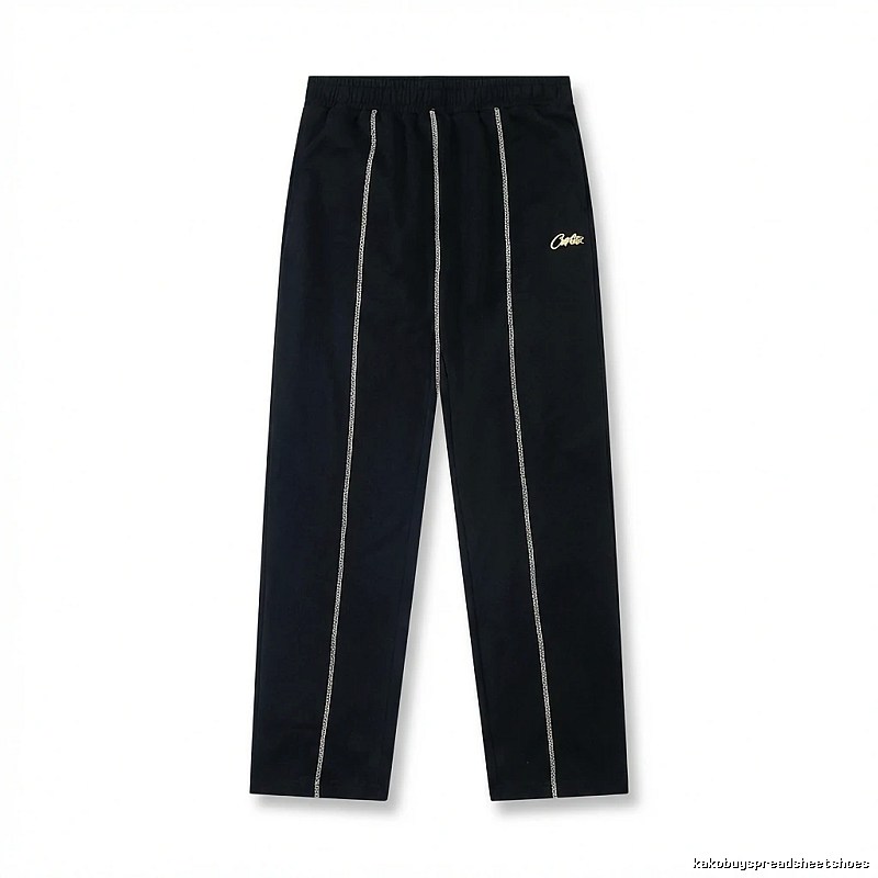 Corteiz minimalist style black trousers