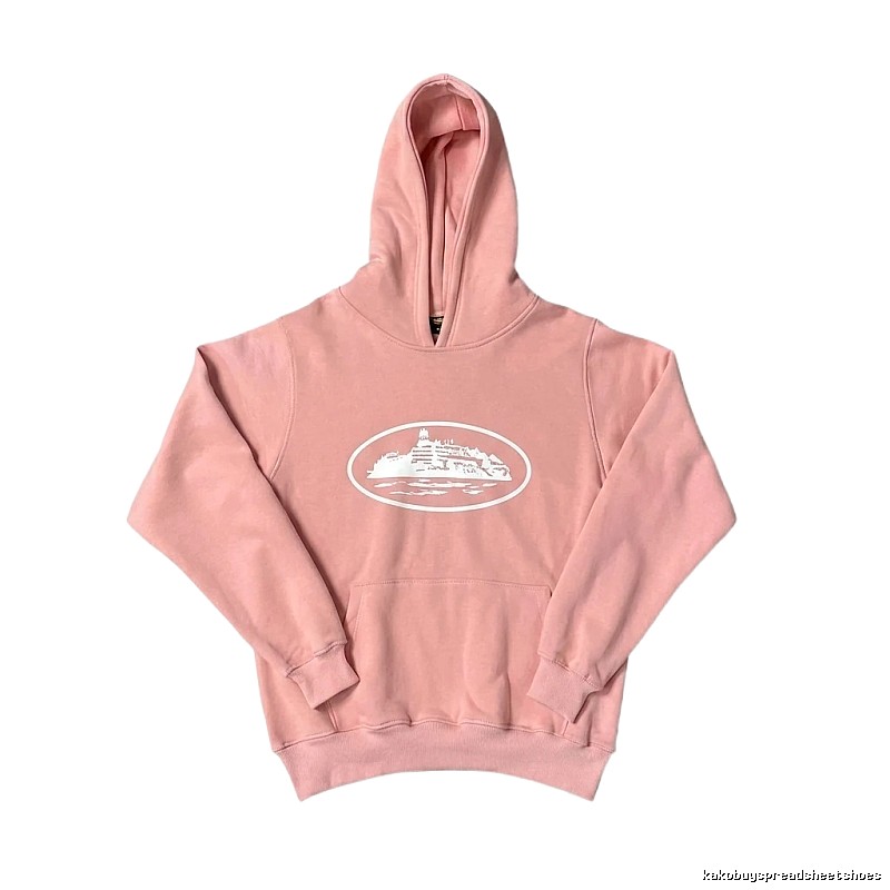 Corteiz Pink Minimalist Hoodie