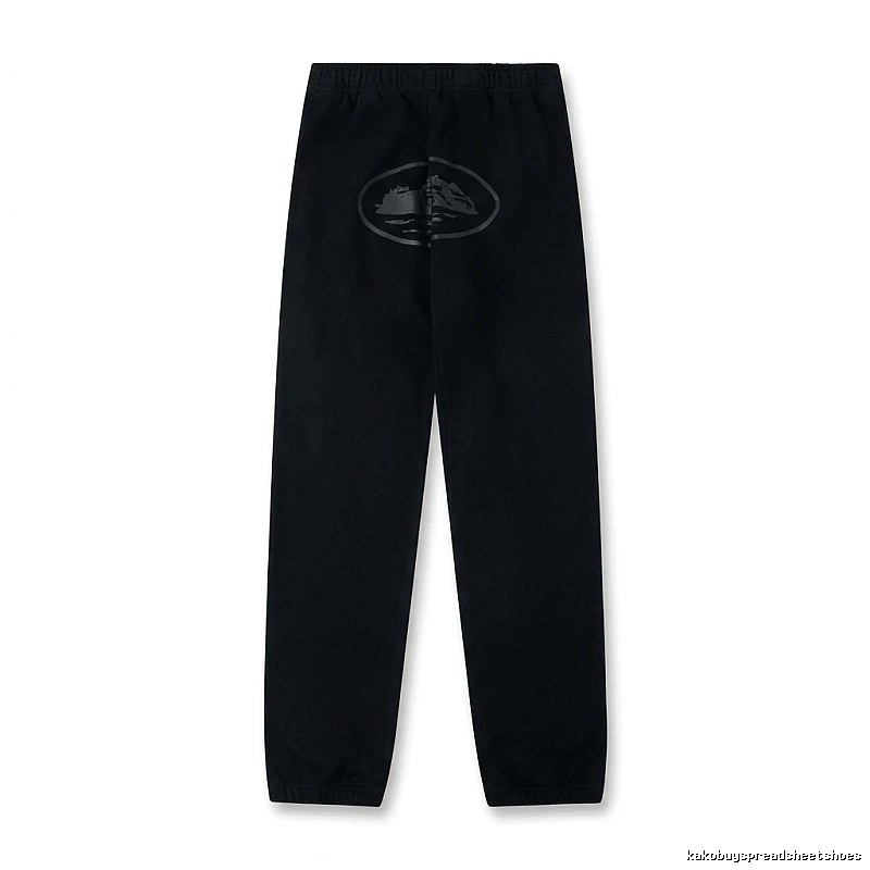 Corteiz Printed Casual Black Pants
