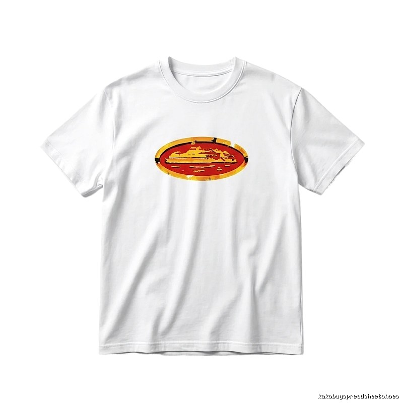 Corteiz Printed Trendy Brand White T-shirt