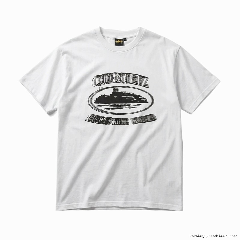 Corteiz retro-style white T-shirt