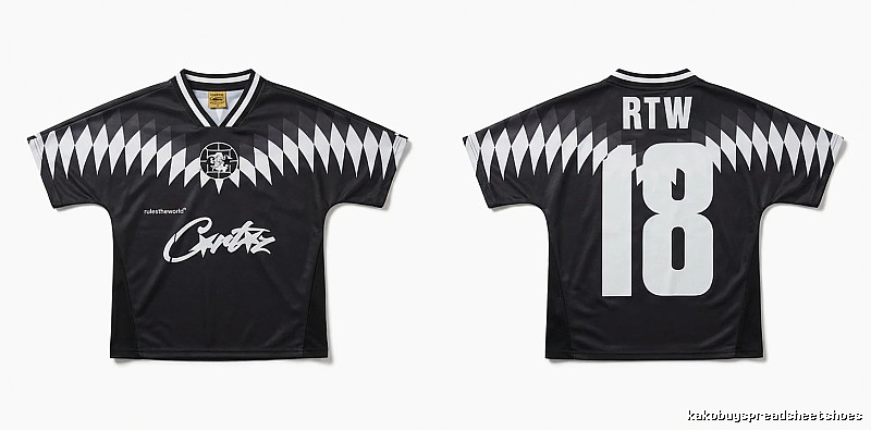 Corteiz RTW Series Black and White Wind Top