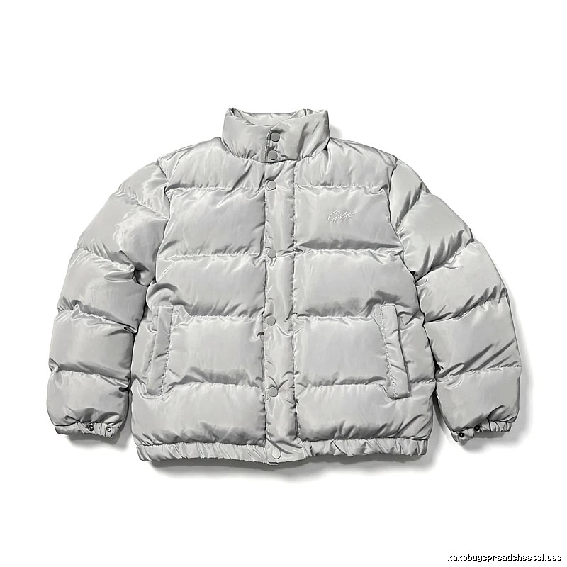 Corteiz Silver-Gray Trendy and Cool Down Jacket