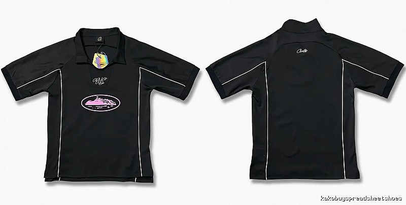 Corteiz sporty black short sleeves