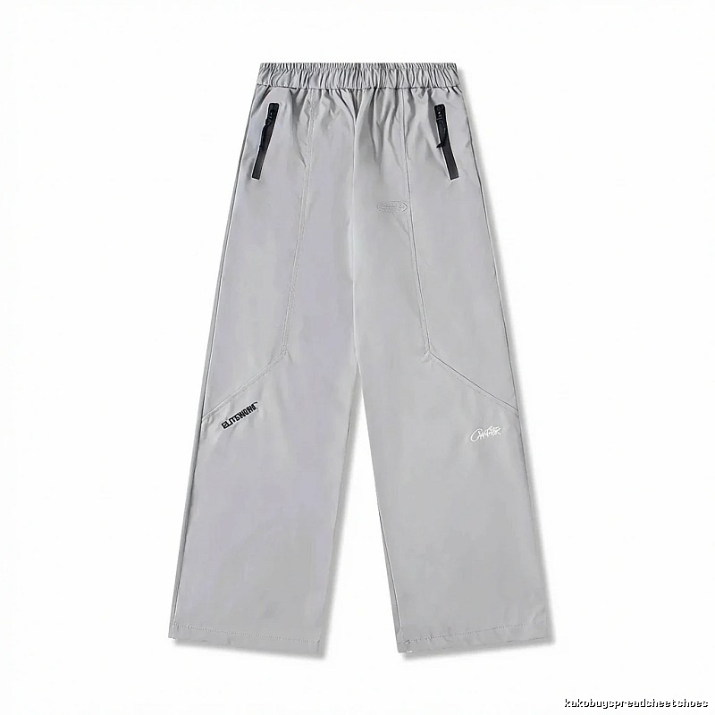 Corteiz Workwear Style Light Grey Trousers