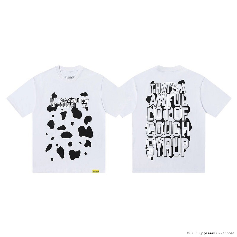 COUGH SYRUP Print Street Style White T-Shirt