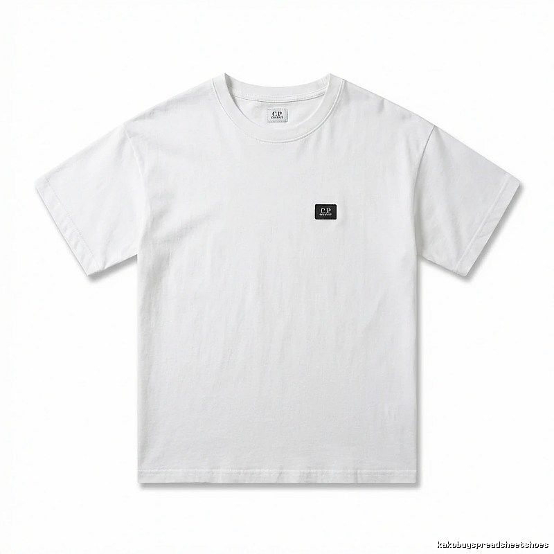 C.P. Basic Style Simple White T-shirt