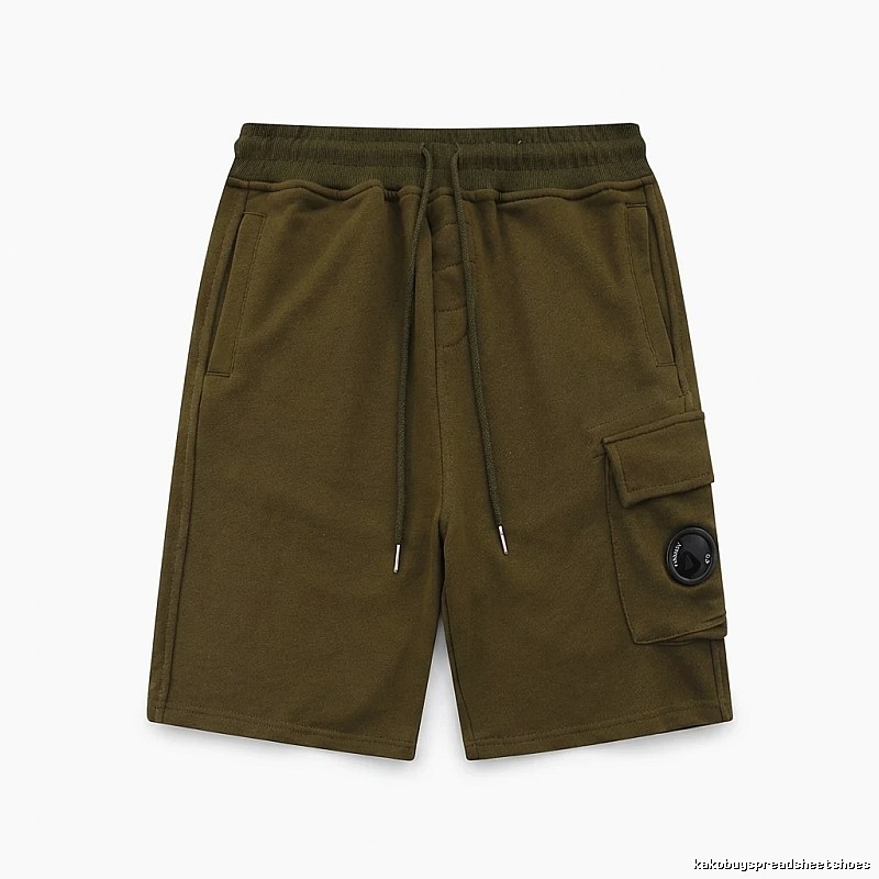 C.P. Company olive work-style shorts