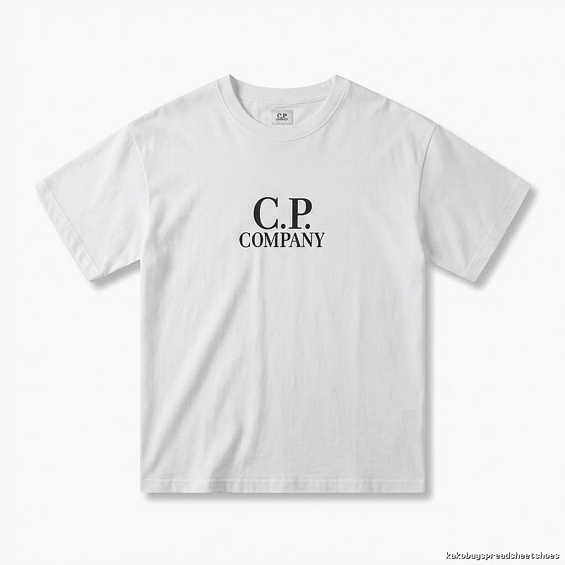 C.P. COMPANY Simple Style White T-shirt