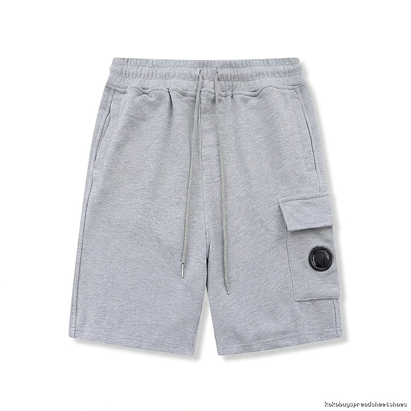C.P. Company workwear-style grey shorts