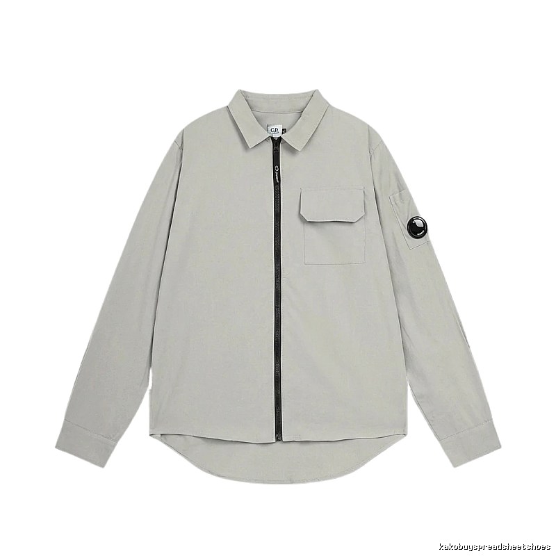 C.P. Grey Workwear-style Shirt