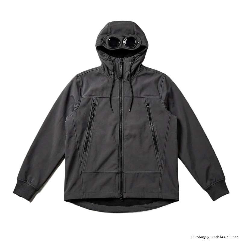 C.P. Hooded Functional Style Grey Coat