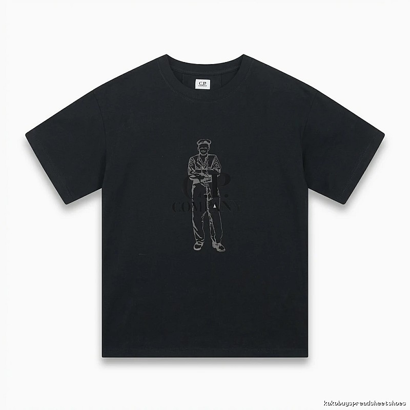 C.P. retro style black T-shirt