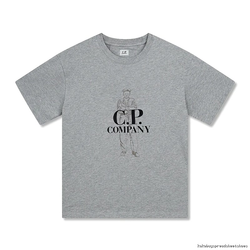 C.P. Retro Style Gray T-shirt