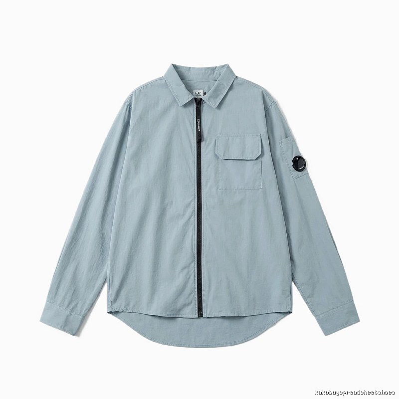 C.P. Series Simple Style Light Blue Shirt