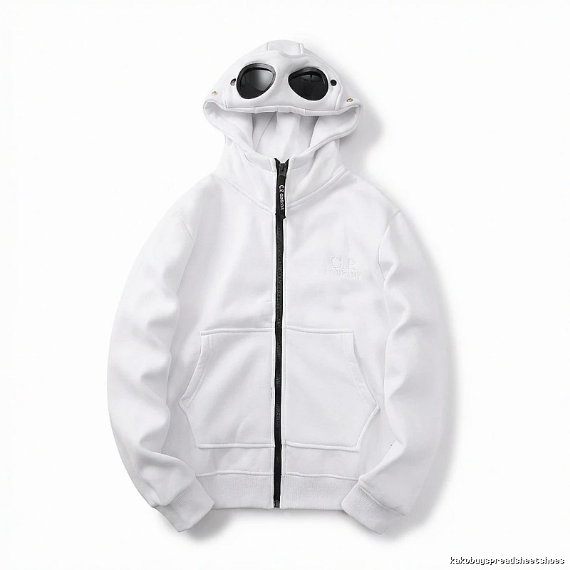 C.P. White Trendy and Cool Style Hoodie