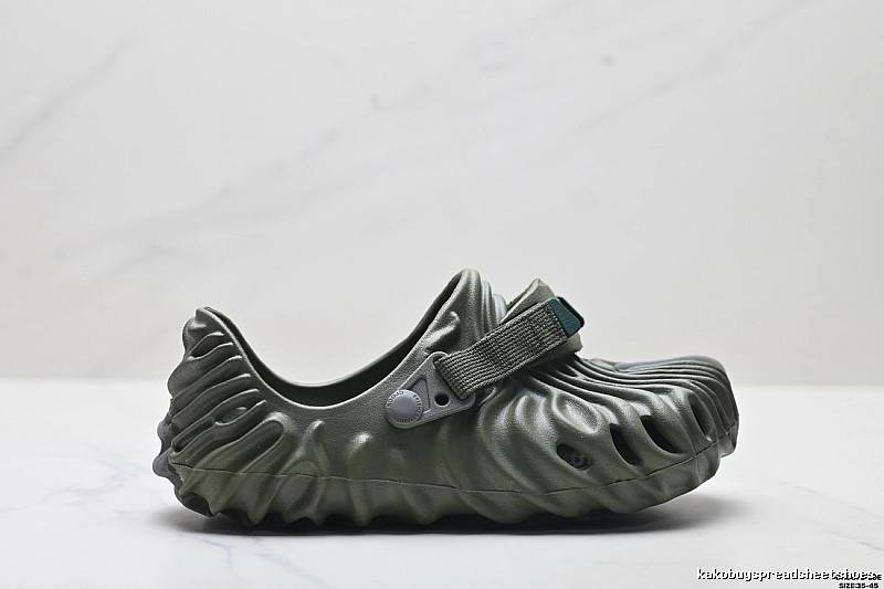 Crocs Pleated Trendy Green Shoes