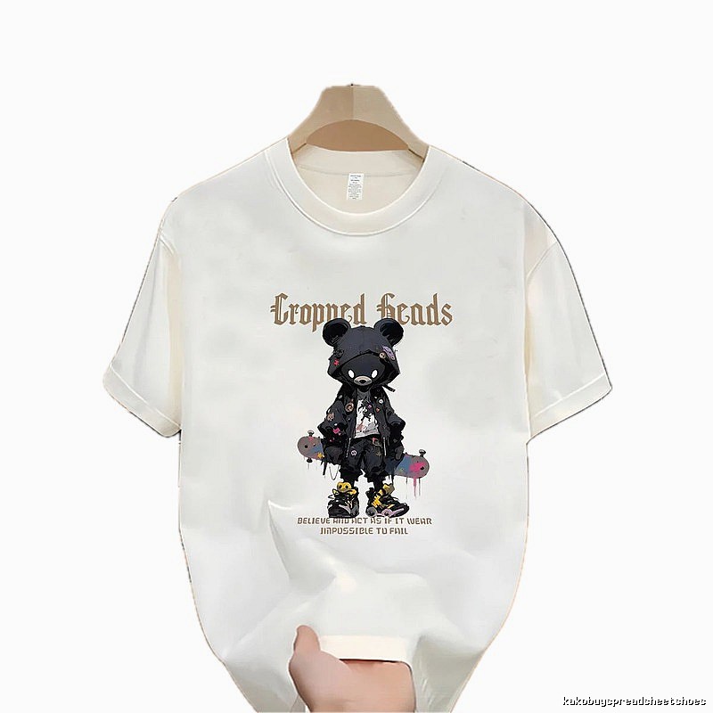 Cropned Heads Trendy & Cool Bear Off-white T-shirt