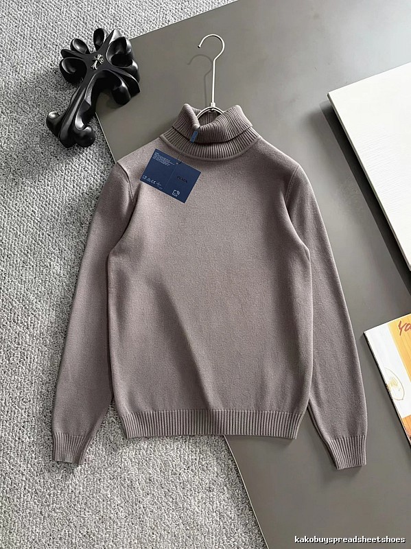 Daily Wear Prada Turtleneck Sweater Button Detail