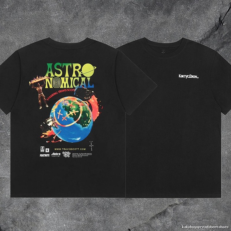 Denim Tears 2031-64 Black Style 3164 Graphic T-Shirt Coffee Run