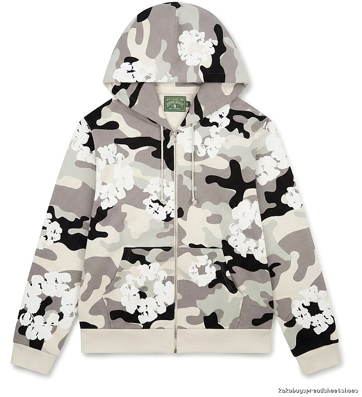 DENIM TEARS Camouflage Print Hoodie