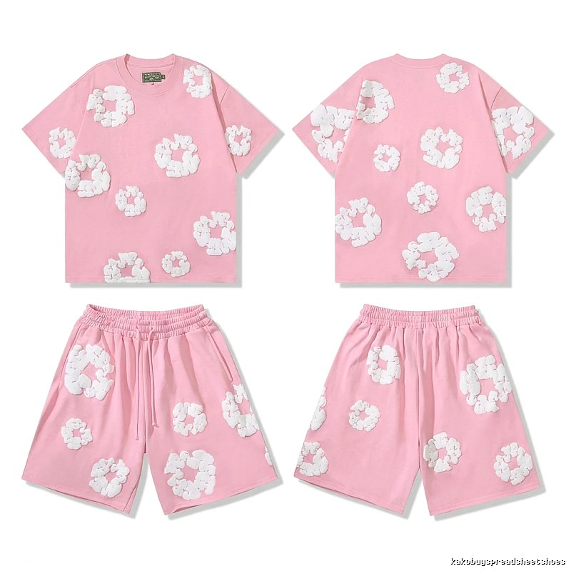 DENIM TEARS Floral Style Pink Suit