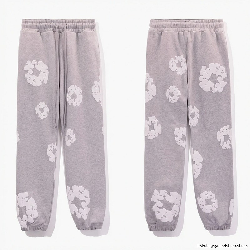 DENIM TEARS Printed Casual Grey Pants