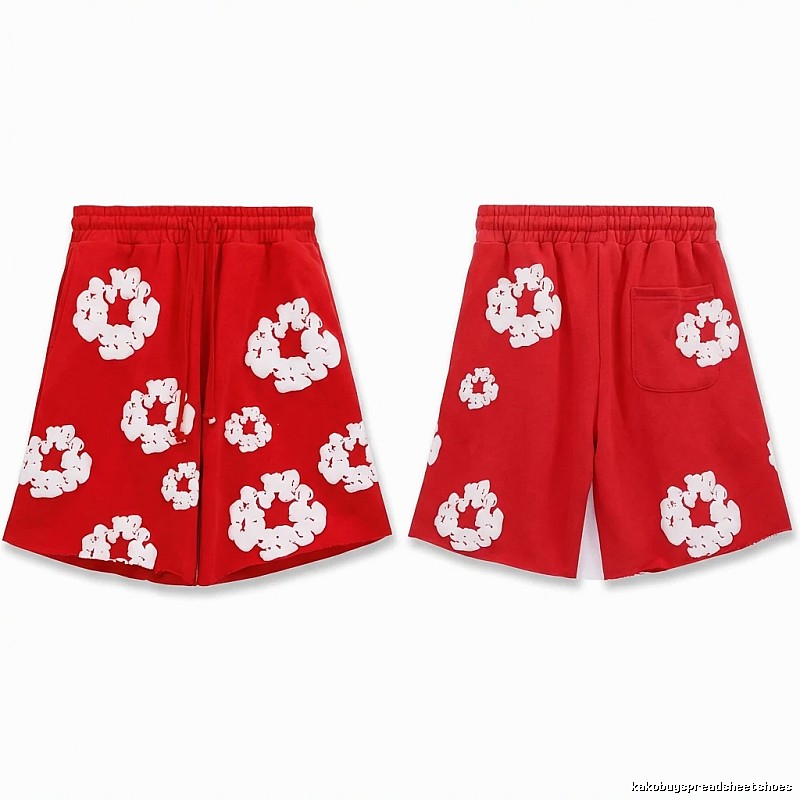 DENIM TEARS red trendy brand shorts
