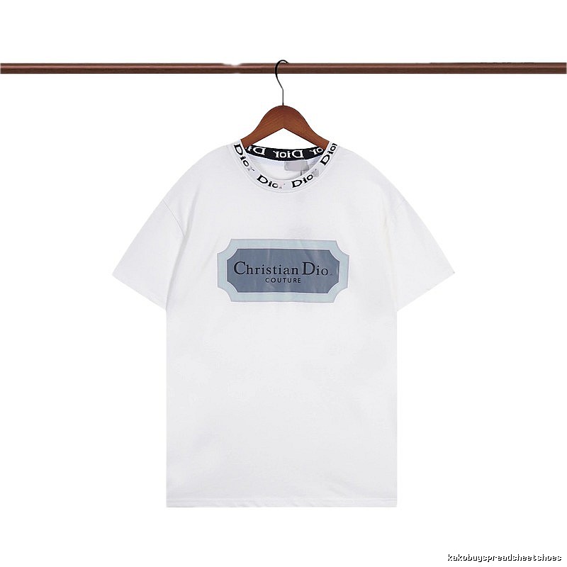 Dior Couture Minimalist Style White Short-sleeve T-shirt