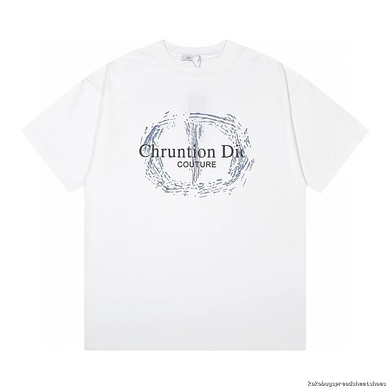 Dior Couture Trendy Style White Short-sleeve T-shirt