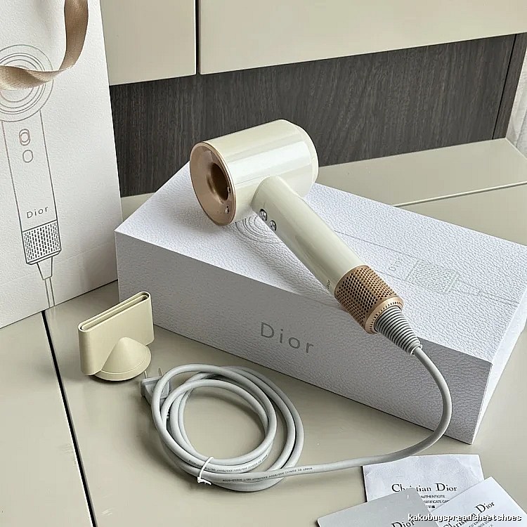 Dior Hair Dryer in White and Gold