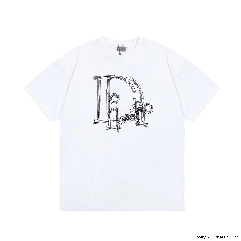 Dior Minimalist Line Logo White T-Shirt