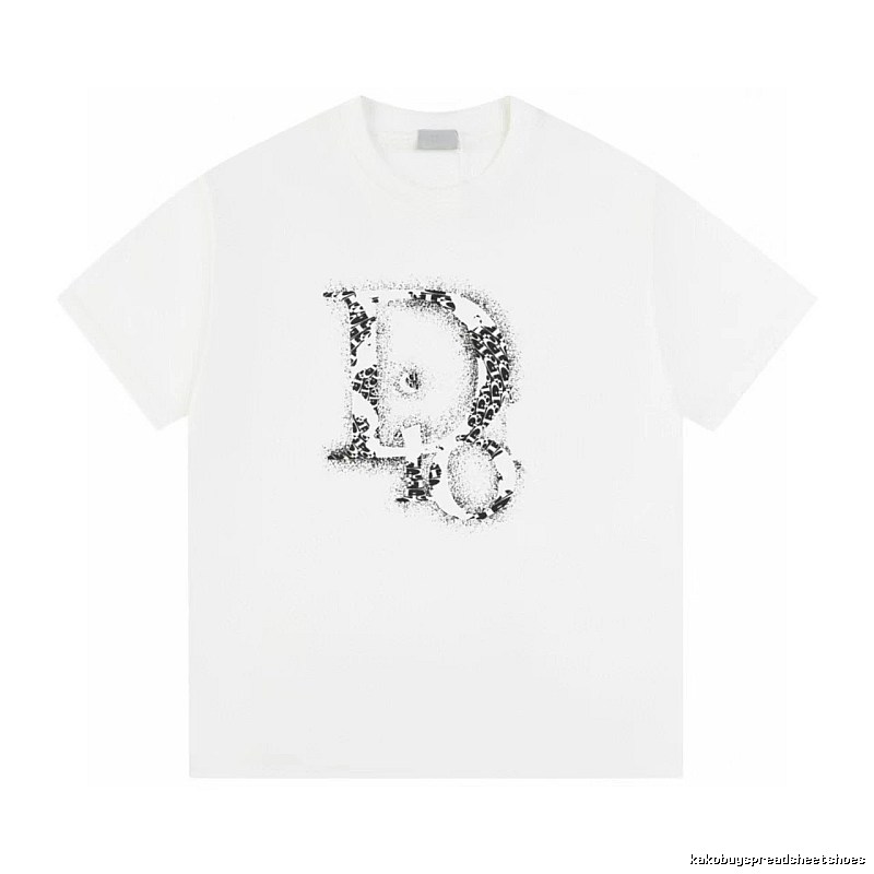 Dior Minimalist Monogram White Short-sleeved T-shirt